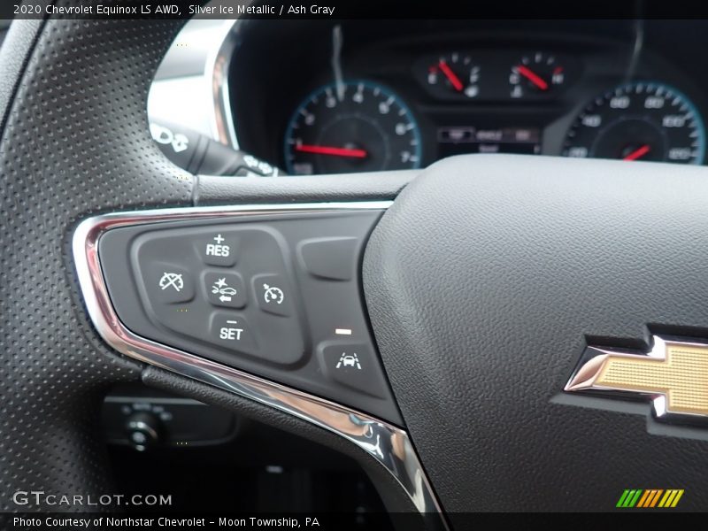 Silver Ice Metallic / Ash Gray 2020 Chevrolet Equinox LS AWD