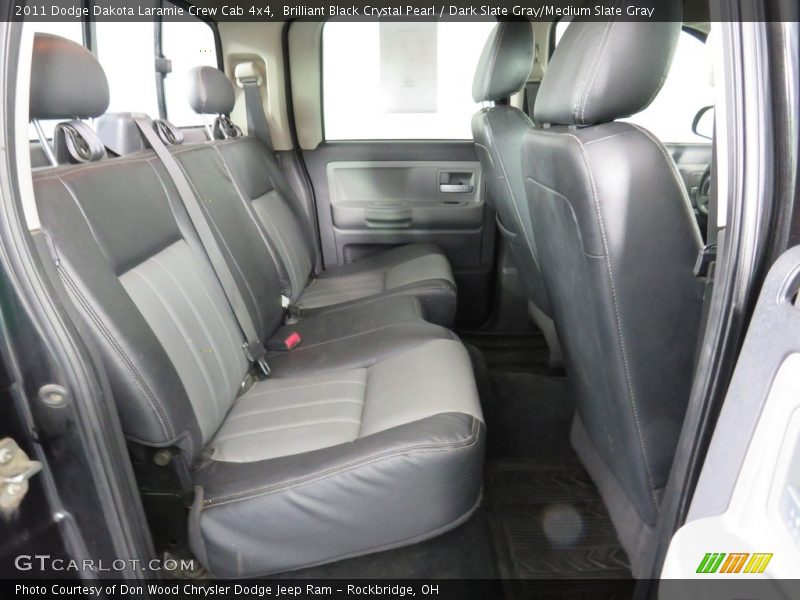 Rear Seat of 2011 Dakota Laramie Crew Cab 4x4