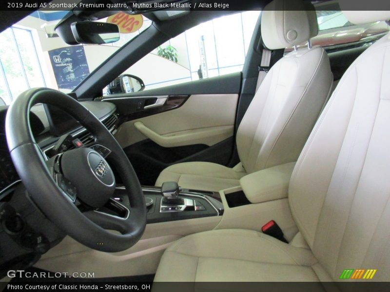 Front Seat of 2019 A5 Sportback Premium quattro