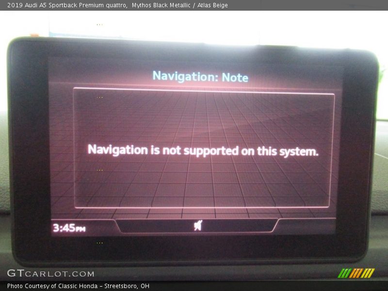 Mythos Black Metallic / Atlas Beige 2019 Audi A5 Sportback Premium quattro