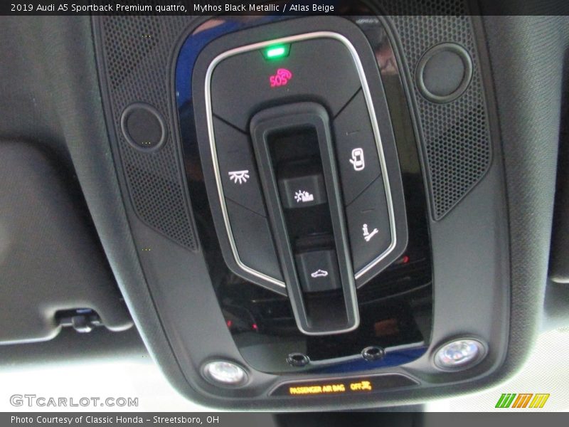 Controls of 2019 A5 Sportback Premium quattro
