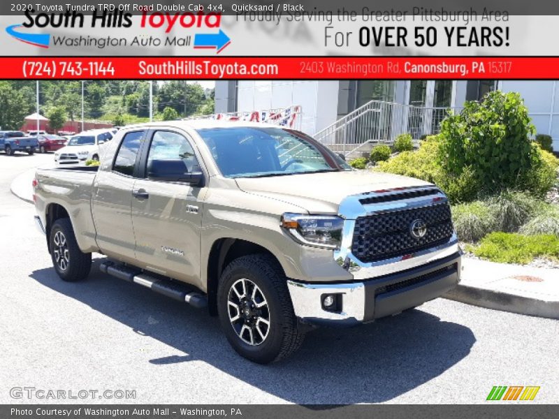 Quicksand / Black 2020 Toyota Tundra TRD Off Road Double Cab 4x4