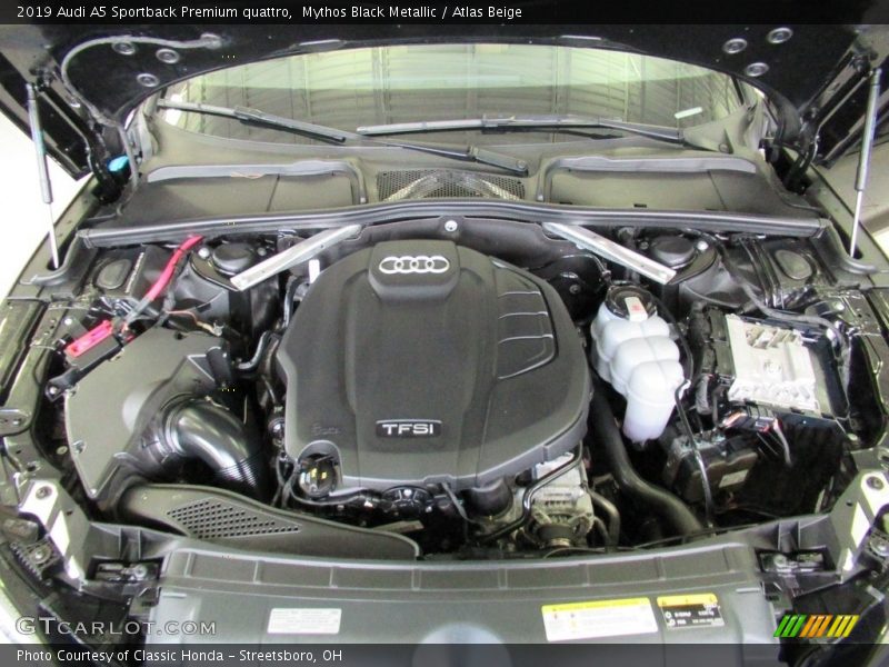  2019 A5 Sportback Premium quattro Engine - 2.0 Turbocharged TFSI DOHC 16-Valve VVT 4 Cylinder