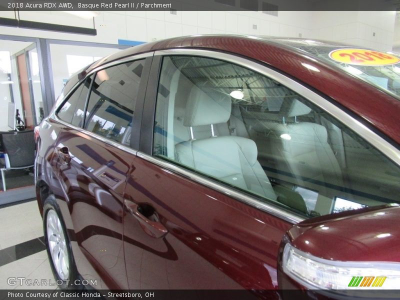 Basque Red Pearl II / Parchment 2018 Acura RDX AWD
