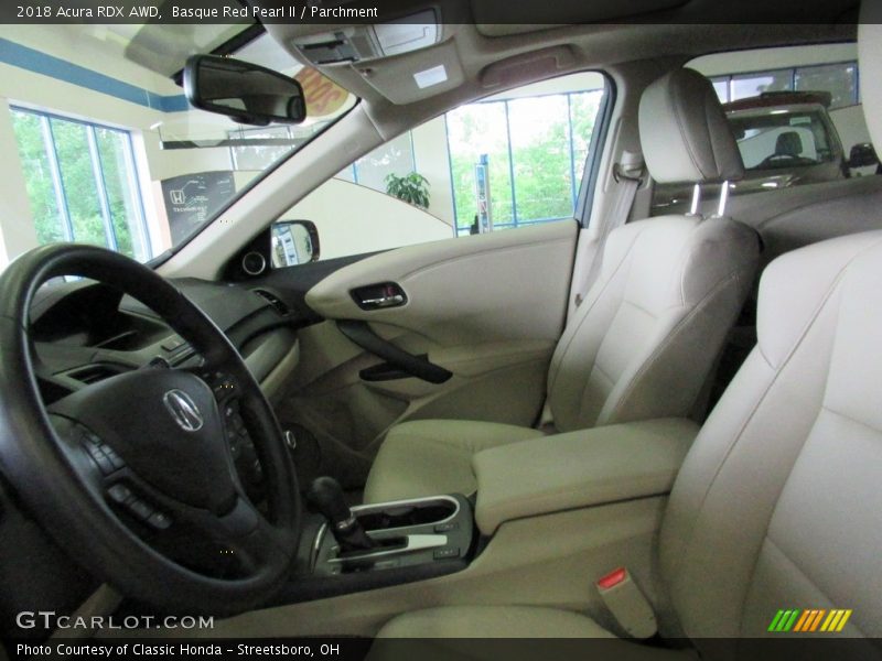 Basque Red Pearl II / Parchment 2018 Acura RDX AWD