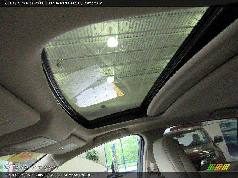 Basque Red Pearl II / Parchment 2018 Acura RDX AWD