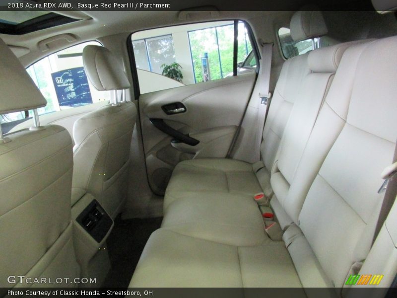 Basque Red Pearl II / Parchment 2018 Acura RDX AWD