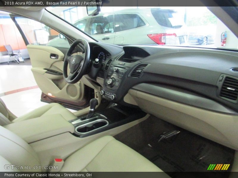Basque Red Pearl II / Parchment 2018 Acura RDX AWD