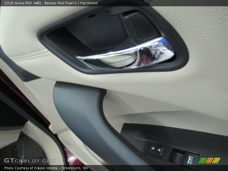 Basque Red Pearl II / Parchment 2018 Acura RDX AWD
