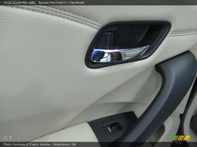Basque Red Pearl II / Parchment 2018 Acura RDX AWD