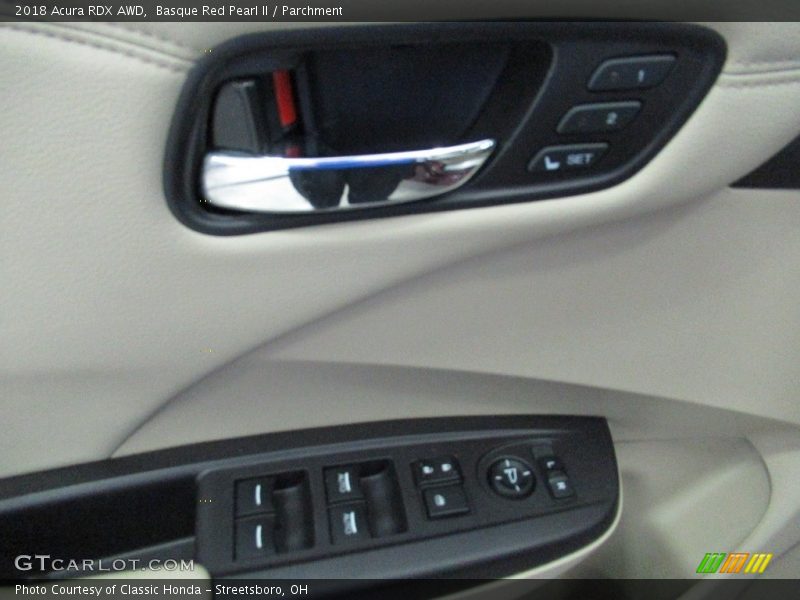 Basque Red Pearl II / Parchment 2018 Acura RDX AWD