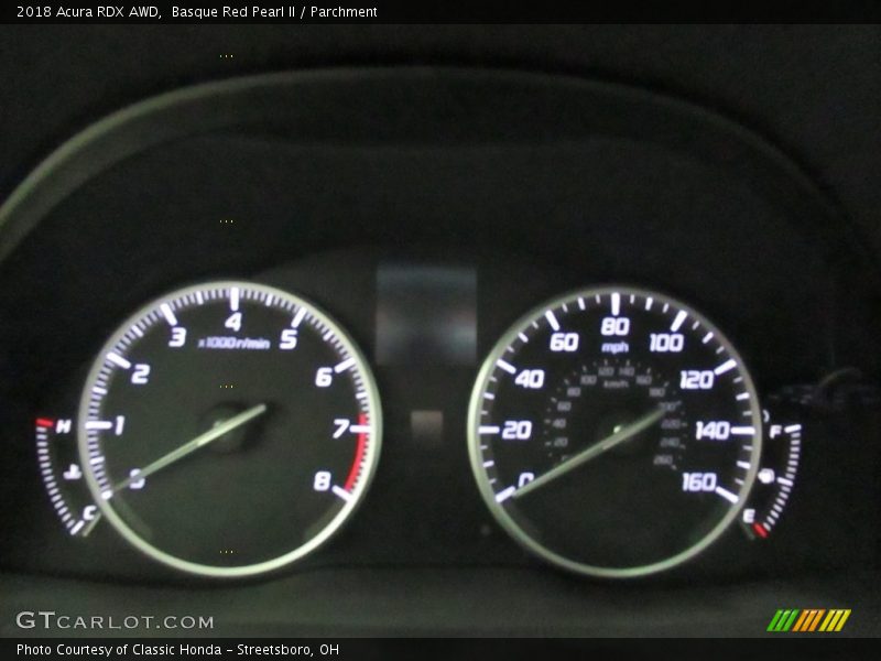 Basque Red Pearl II / Parchment 2018 Acura RDX AWD