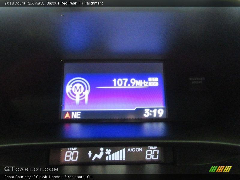 Basque Red Pearl II / Parchment 2018 Acura RDX AWD