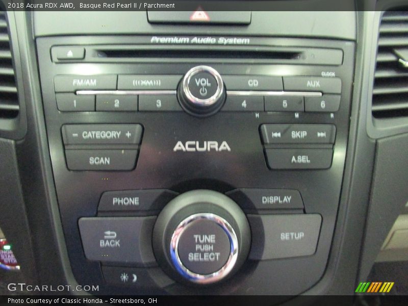 Basque Red Pearl II / Parchment 2018 Acura RDX AWD