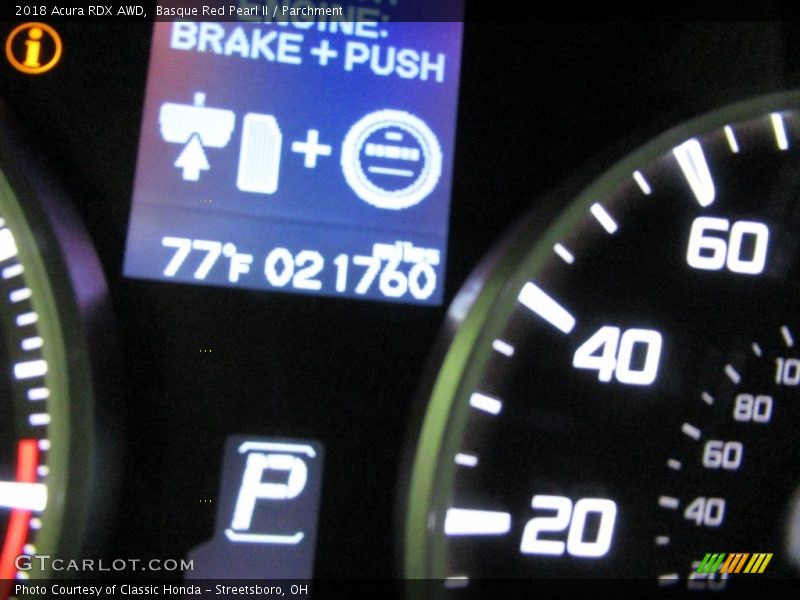 Basque Red Pearl II / Parchment 2018 Acura RDX AWD