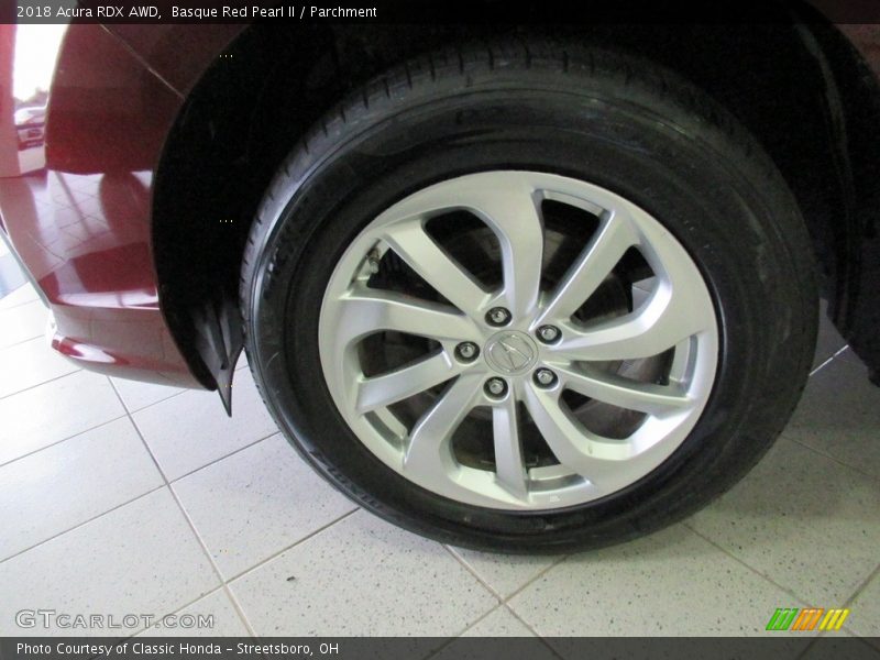 Basque Red Pearl II / Parchment 2018 Acura RDX AWD