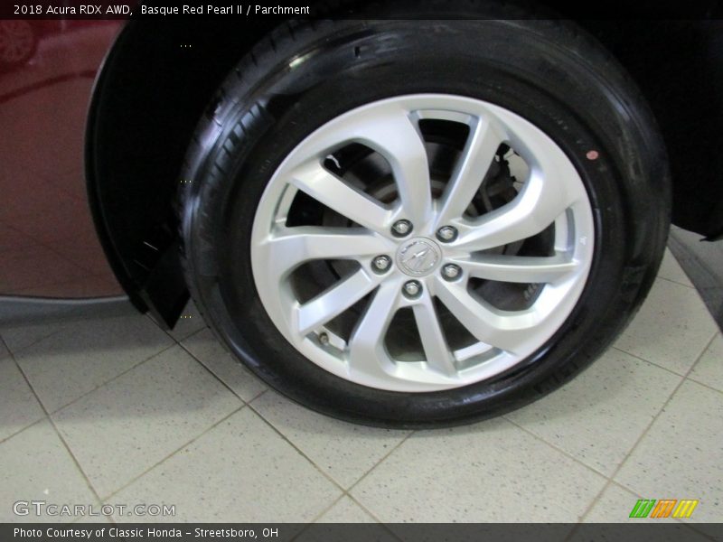 Basque Red Pearl II / Parchment 2018 Acura RDX AWD