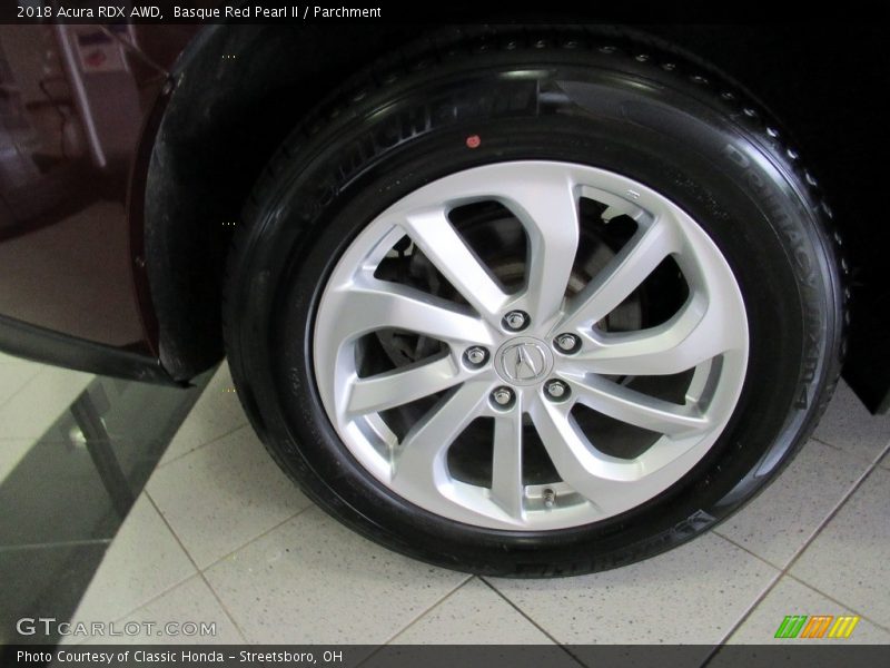 Basque Red Pearl II / Parchment 2018 Acura RDX AWD