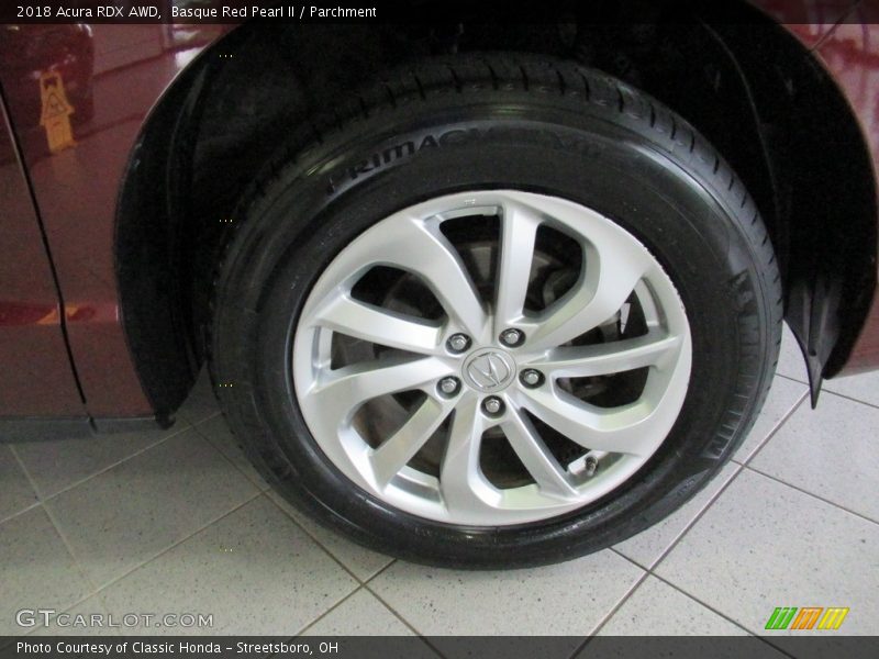Basque Red Pearl II / Parchment 2018 Acura RDX AWD