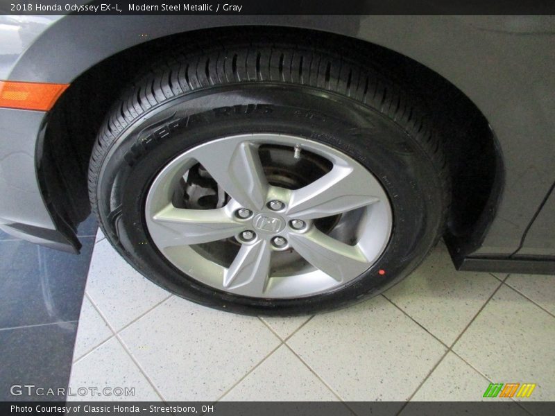 Modern Steel Metallic / Gray 2018 Honda Odyssey EX-L