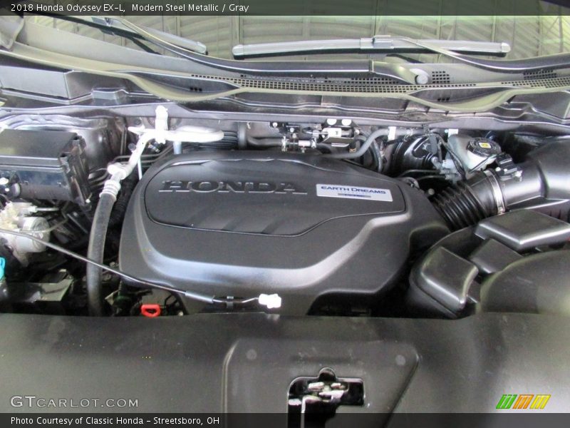 Modern Steel Metallic / Gray 2018 Honda Odyssey EX-L