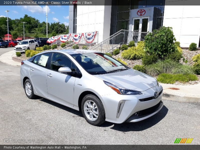 Classic Silver Metallic / Black 2020 Toyota Prius XLE AWD-e