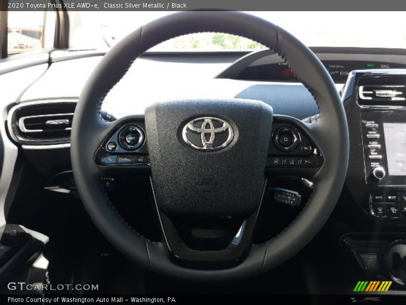 Classic Silver Metallic / Black 2020 Toyota Prius XLE AWD-e