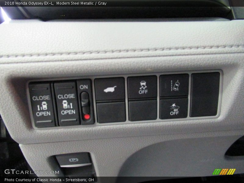 Modern Steel Metallic / Gray 2018 Honda Odyssey EX-L