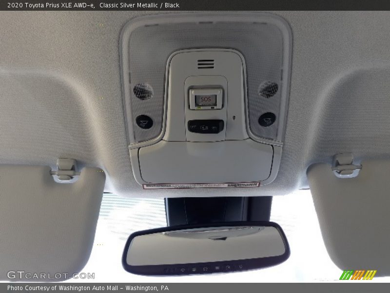 Classic Silver Metallic / Black 2020 Toyota Prius XLE AWD-e