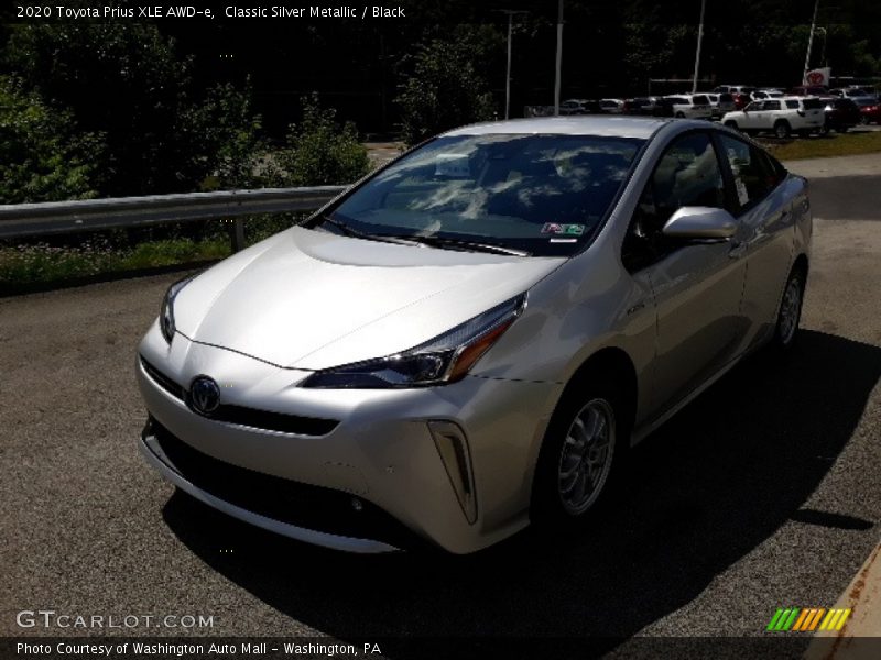 Classic Silver Metallic / Black 2020 Toyota Prius XLE AWD-e