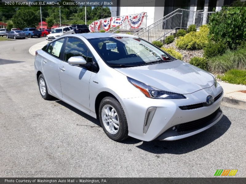 Classic Silver Metallic / Black 2020 Toyota Prius XLE AWD-e