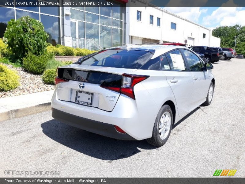 Classic Silver Metallic / Black 2020 Toyota Prius XLE AWD-e