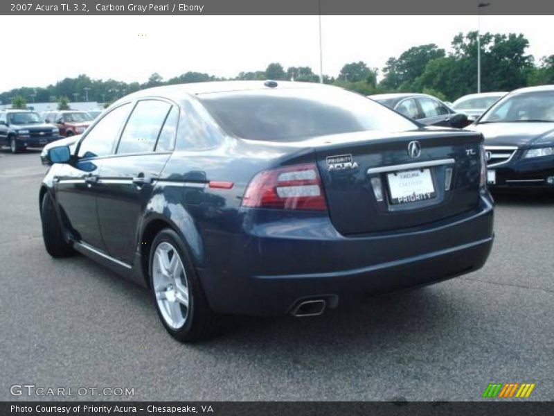 Carbon Gray Pearl / Ebony 2007 Acura TL 3.2