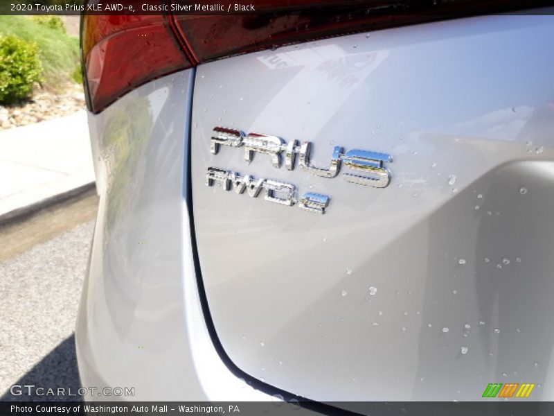 Classic Silver Metallic / Black 2020 Toyota Prius XLE AWD-e