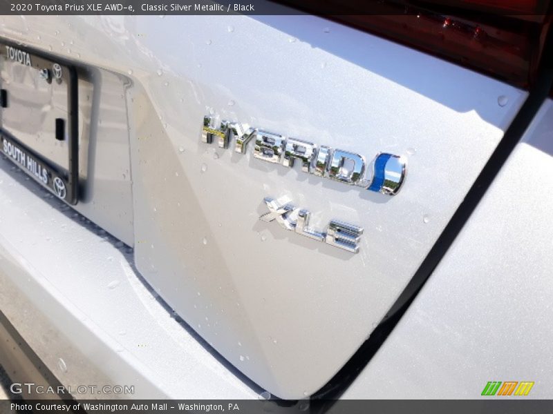 Classic Silver Metallic / Black 2020 Toyota Prius XLE AWD-e