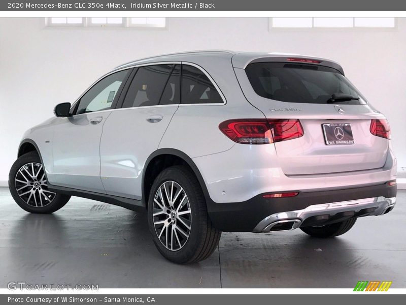 Iridium Silver Metallic / Black 2020 Mercedes-Benz GLC 350e 4Matic