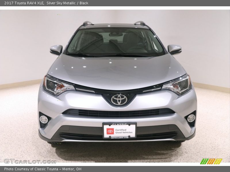 Silver Sky Metallic / Black 2017 Toyota RAV4 XLE