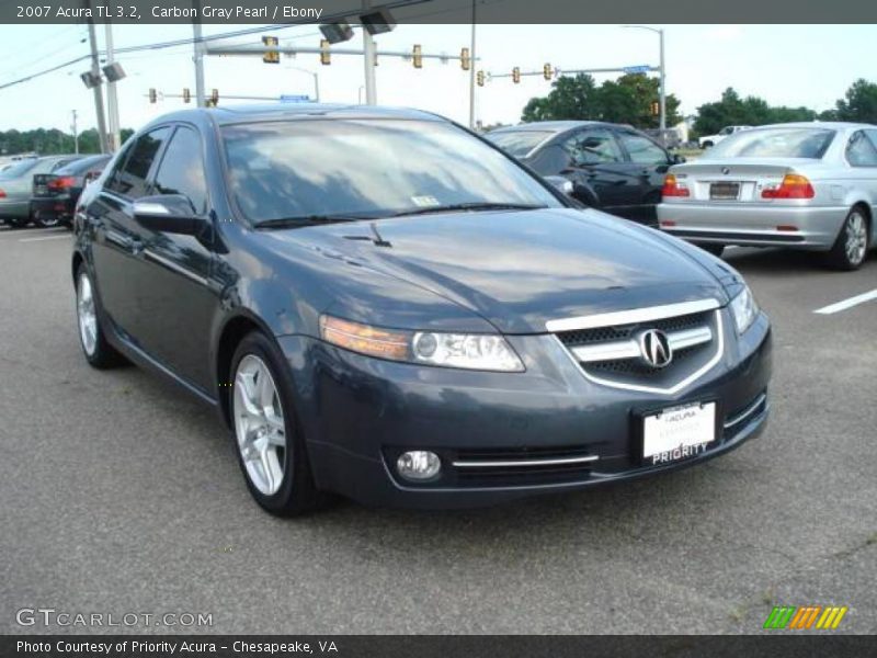 Carbon Gray Pearl / Ebony 2007 Acura TL 3.2