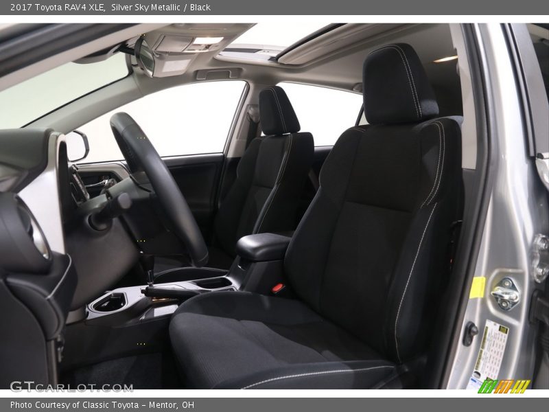 Silver Sky Metallic / Black 2017 Toyota RAV4 XLE