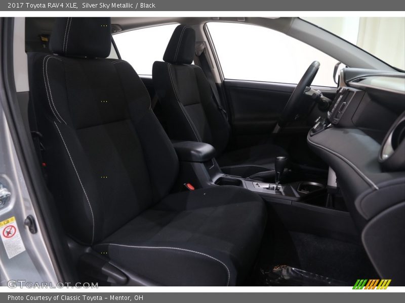 Silver Sky Metallic / Black 2017 Toyota RAV4 XLE