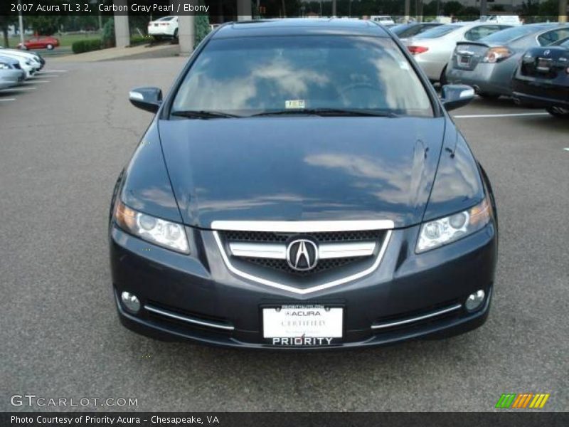 Carbon Gray Pearl / Ebony 2007 Acura TL 3.2