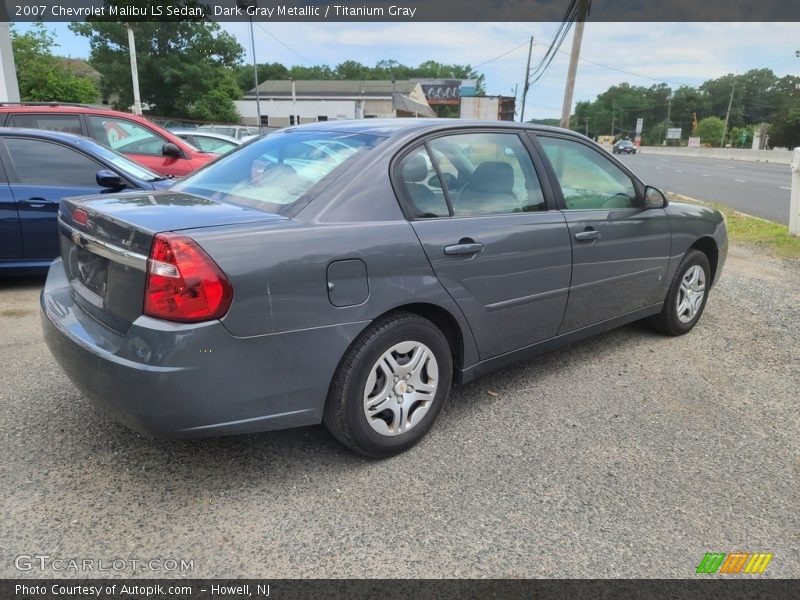 Dark Gray Metallic / Titanium Gray 2007 Chevrolet Malibu LS Sedan