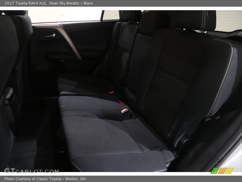 Silver Sky Metallic / Black 2017 Toyota RAV4 XLE