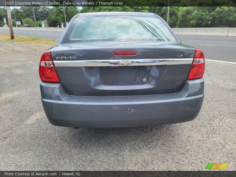 Dark Gray Metallic / Titanium Gray 2007 Chevrolet Malibu LS Sedan