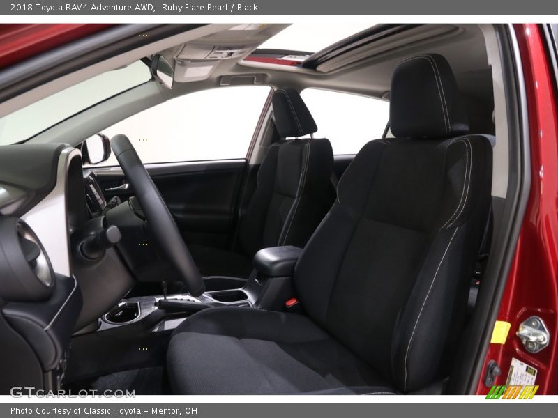 Ruby Flare Pearl / Black 2018 Toyota RAV4 Adventure AWD