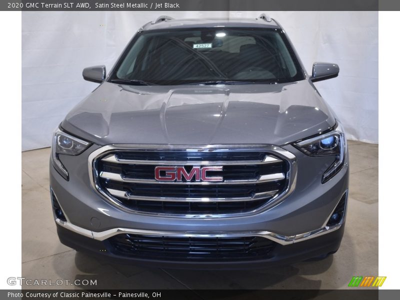 Satin Steel Metallic / Jet Black 2020 GMC Terrain SLT AWD