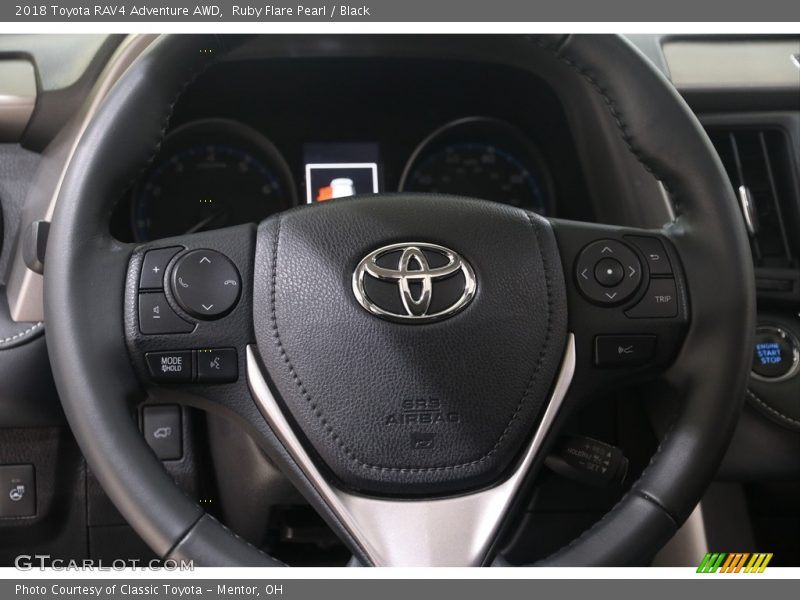 Ruby Flare Pearl / Black 2018 Toyota RAV4 Adventure AWD