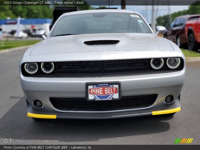 Triple Nickel / Black 2020 Dodge Challenger GT AWD