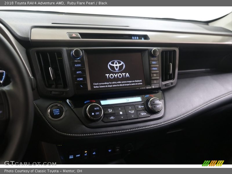 Ruby Flare Pearl / Black 2018 Toyota RAV4 Adventure AWD