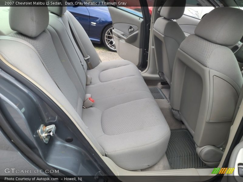 Dark Gray Metallic / Titanium Gray 2007 Chevrolet Malibu LS Sedan